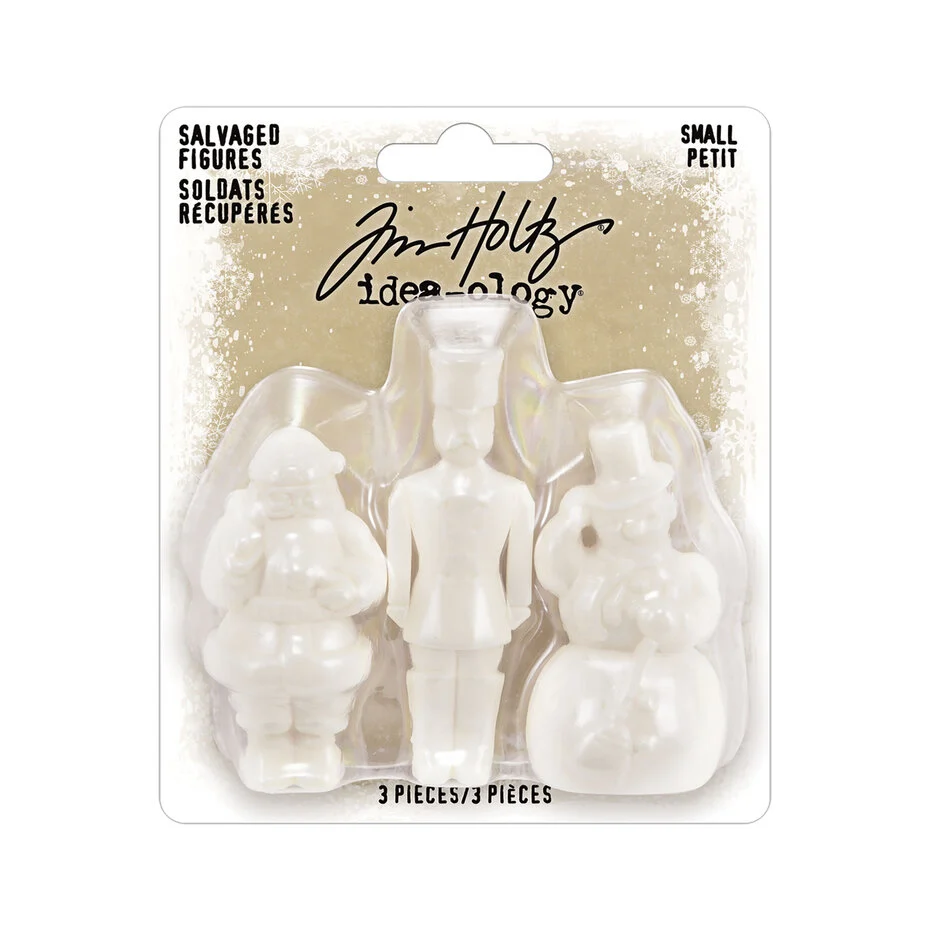 TH94359 Idea-ology Tim Holtz Christmas Salvaged Figures Small -małe figurki świąteczne