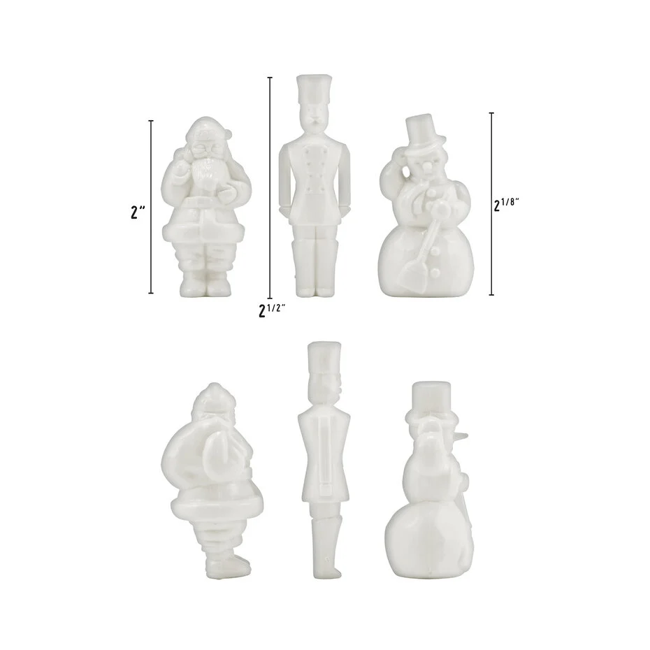 TH94359 Idea-ology Tim Holtz Christmas Salvaged Figures Small -małe figurki świąteczne