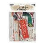 TH94444 Idea-ology Tim Holtz Christmas Baseboards -elementy z tektury