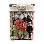 TH94449 Idea-ology Tim Holtz Christmas Layers + Paper Dolls -elementy papierowe
