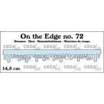 CLOTE72 Wykrojnik Crealies • Wykrojniki brzegowe 14,5cm -sople