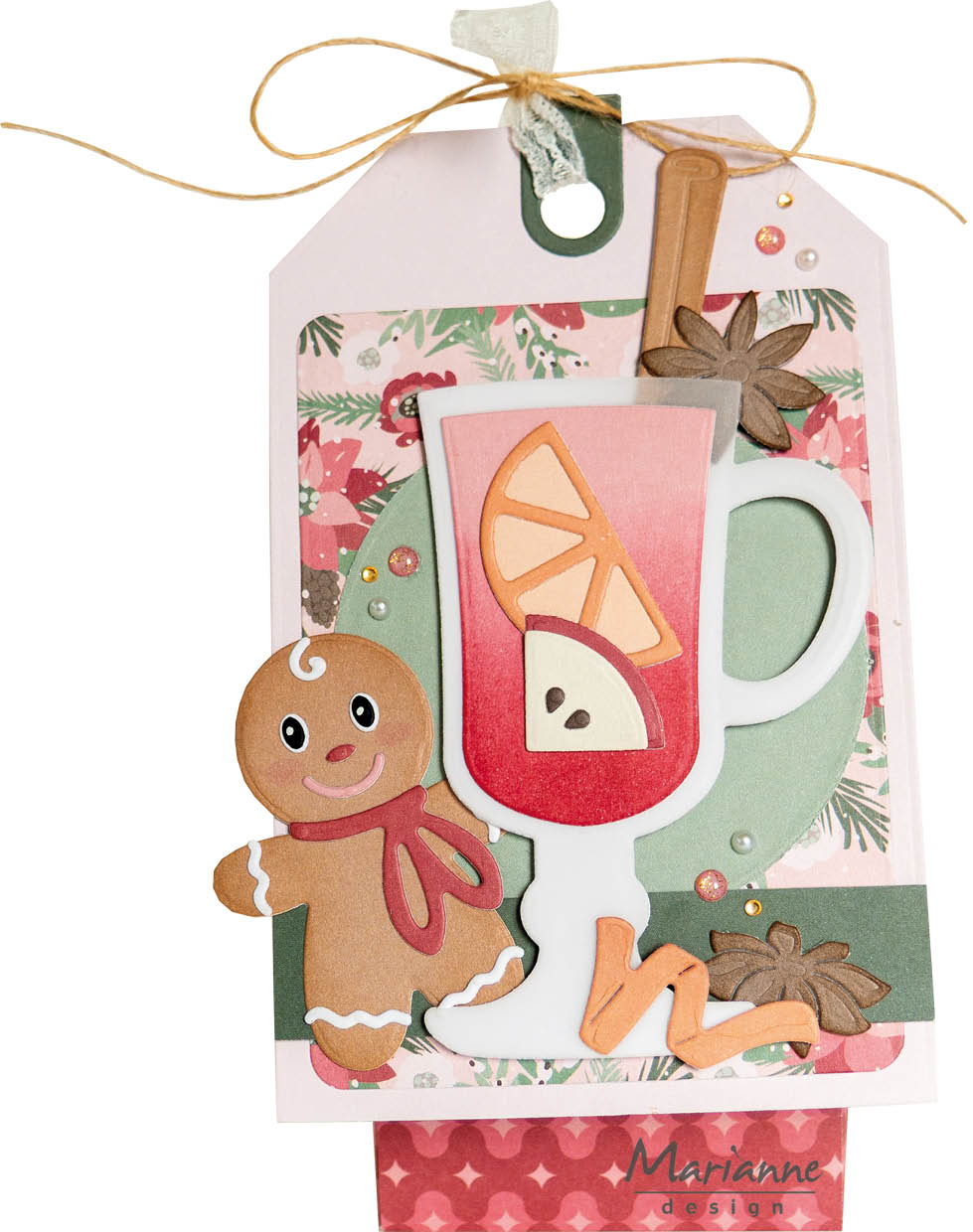 COL1579 Wykrojniki Marianne Design Collectable -Gluhwein by Marleen-grzane wino