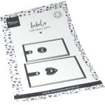 CR1709 Wykrojnik Marianne Design-Craftable -Gift Labels-etykiety na prezenty