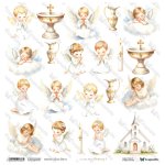 CHR-3 Christening 3 - Arkusz Do Wycinania - ScrapAndMe