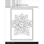 SBD603 Wykrojnik Simple and Basic die A6 - Poinsettia