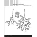 SBD605 Wykrojnik Simple and Basic die Beautiful mistletoe -jemioła