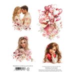 AA-love-RP-01 Papier ryżowy  A4 - Alchemy of Art 