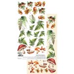 AA-FOTF-09 Papier dwustronny 15x30,5cm do samodzielnego wyciecia  Przyjaciele lasu/Friends of the Forest