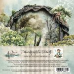 AA-FOTF-12  Alchemy of Art - 6x6'' - zestaw papierów Przyjaciele lasu/Friends of the Forest