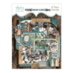 MT-MAN-LSCE Man Cave - Papierowe Koperty i Tagi - die cuts