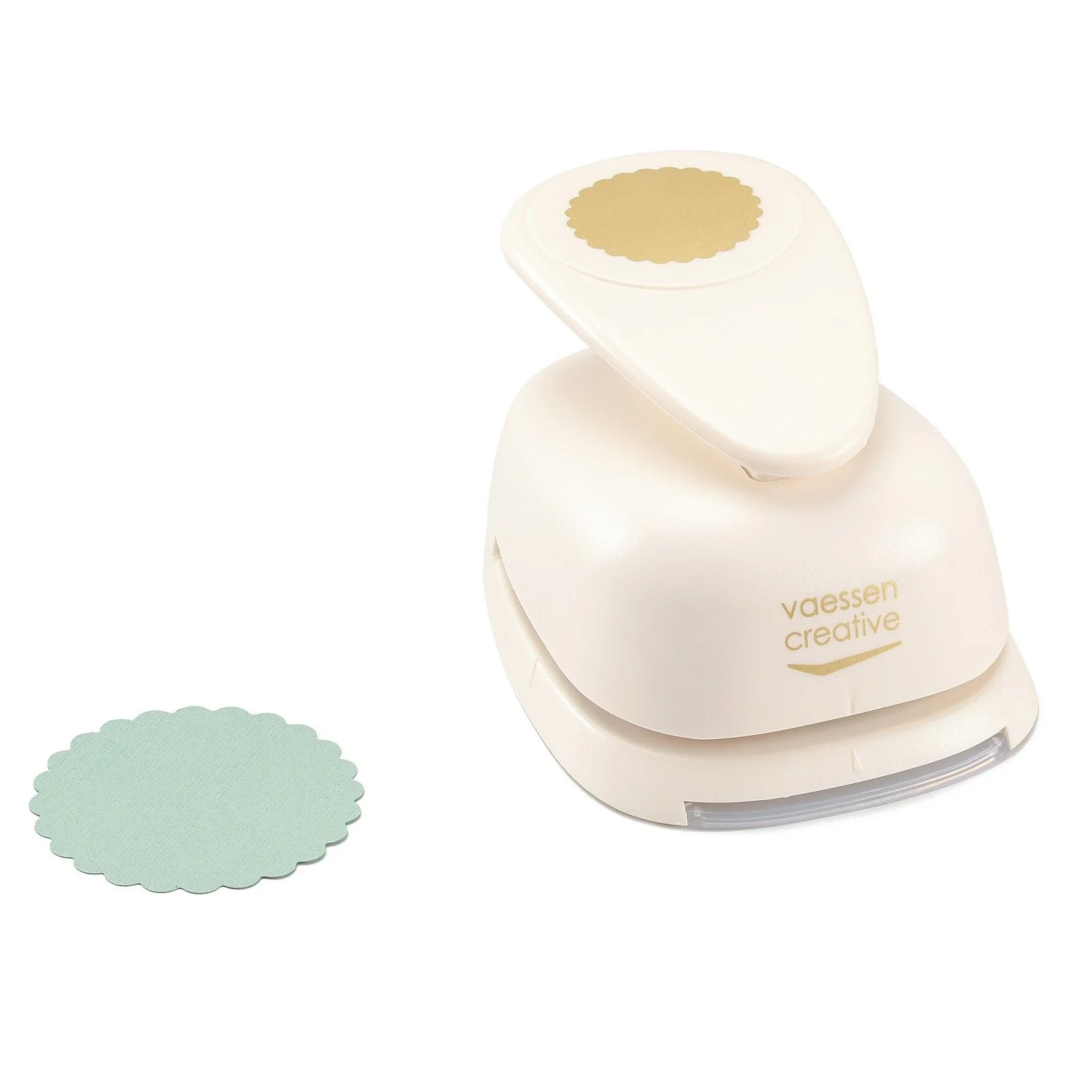 21434-004 Dziurkacz- jumbo +- circle 6,35cm- duże koło z falbanką