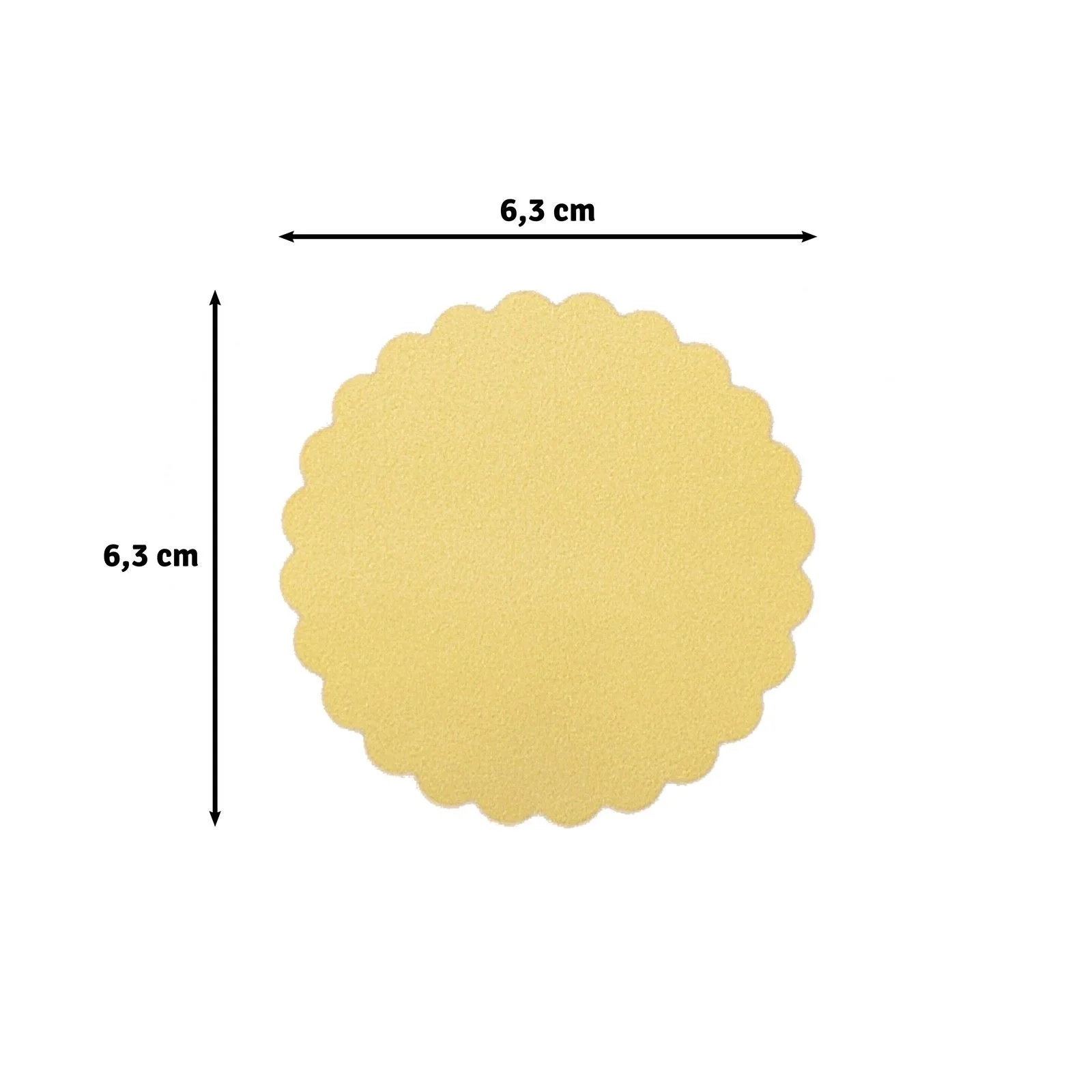 21434-004 Dziurkacz- jumbo +- circle 6,35cm- duże koło z falbanką