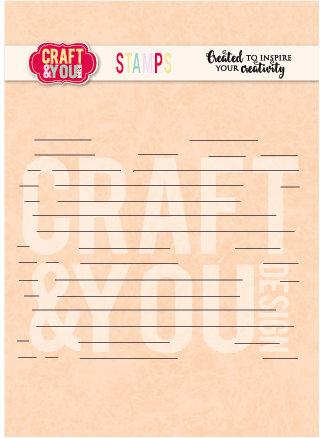 CS057 Clear Stamps Lined Paper/papier w linie - Craft & You Design