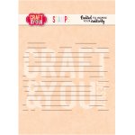 CS057 Clear Stamps Lined Paper/papier w linie - Craft & You Design