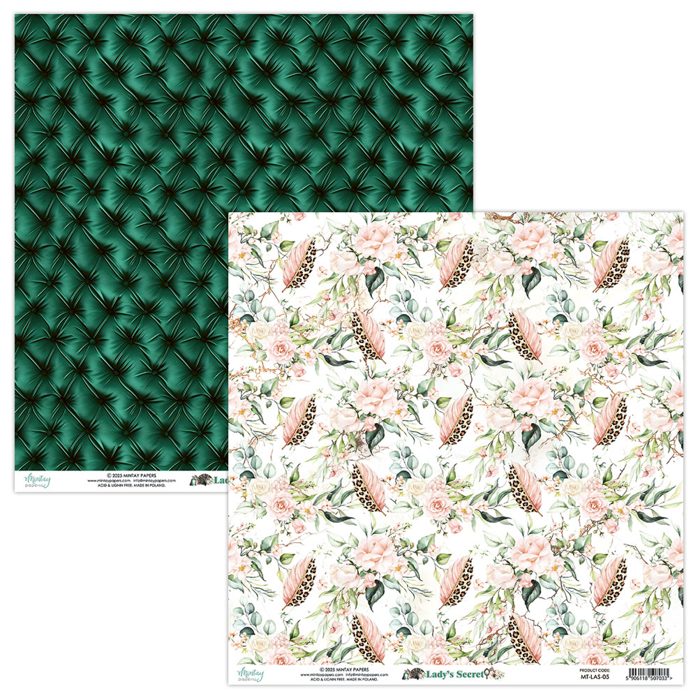 MT-LAS-08 Lady's Secret- Zestaw MINTAY PAPERS 20,3x20,3cm
