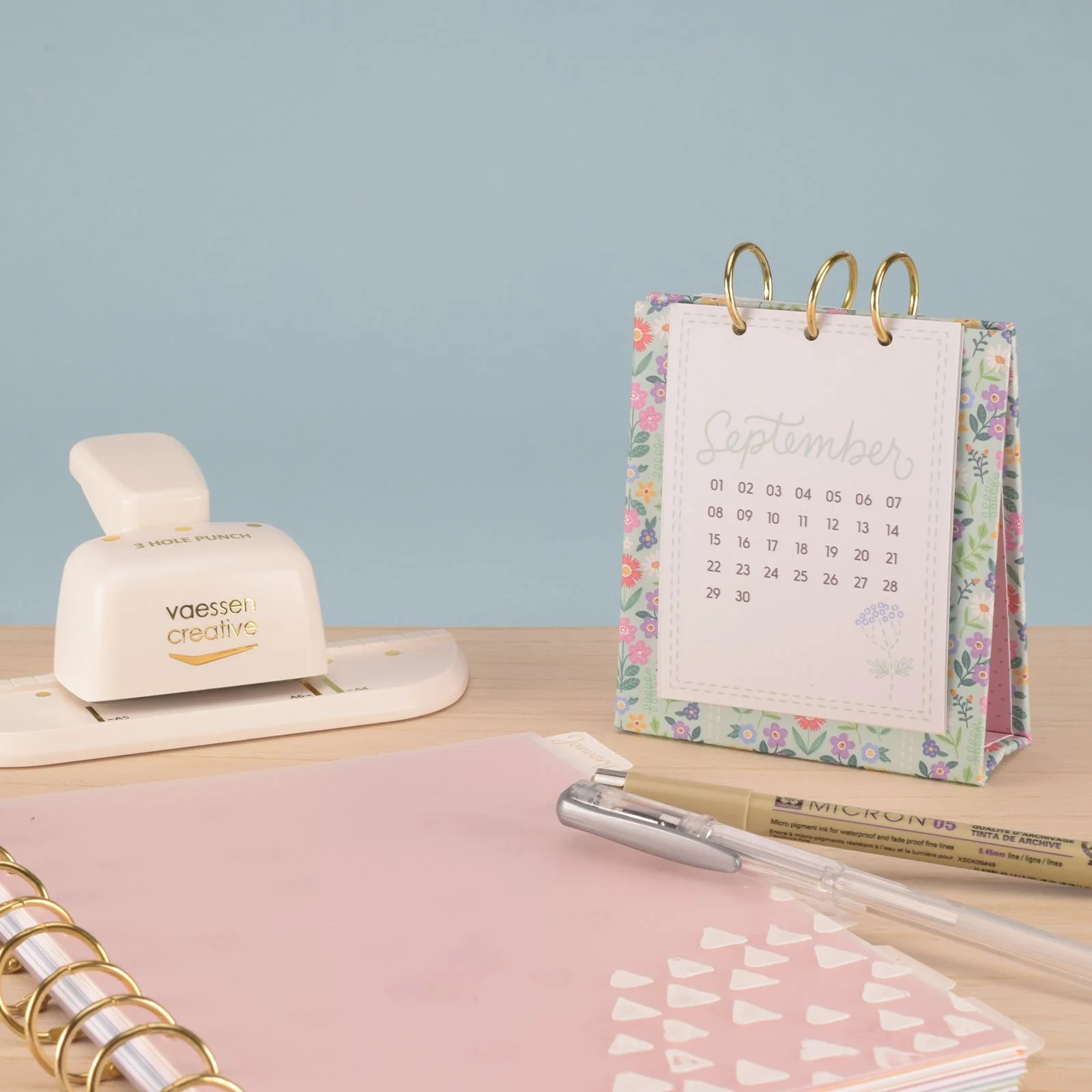 21449-025 Dziurkacz brzegowy - 3 dziurki