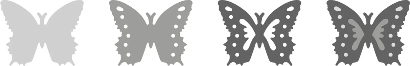 54-90020 Dziurkacz 3D - motyl warstwowy 3,8cm