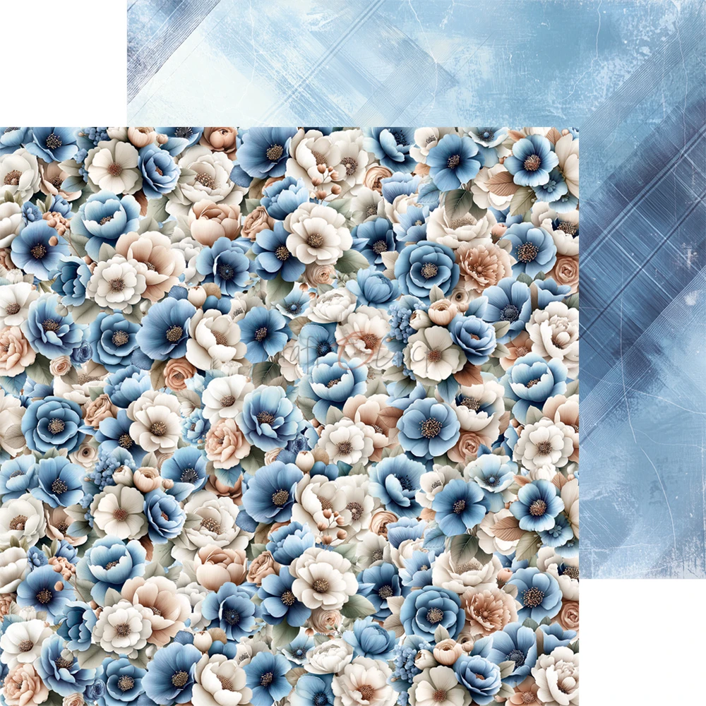 CC-C84-BBU-09 BABY BOY UNIVERSE- zestaw papierów 20,3x20,3cm - MIX