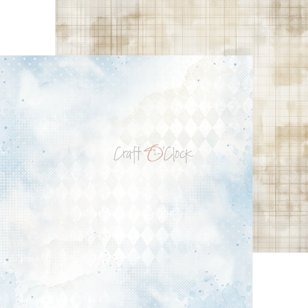 CC-C84-BBU-09 BABY BOY UNIVERSE- zestaw papierów 20,3x20,3cm - MIX