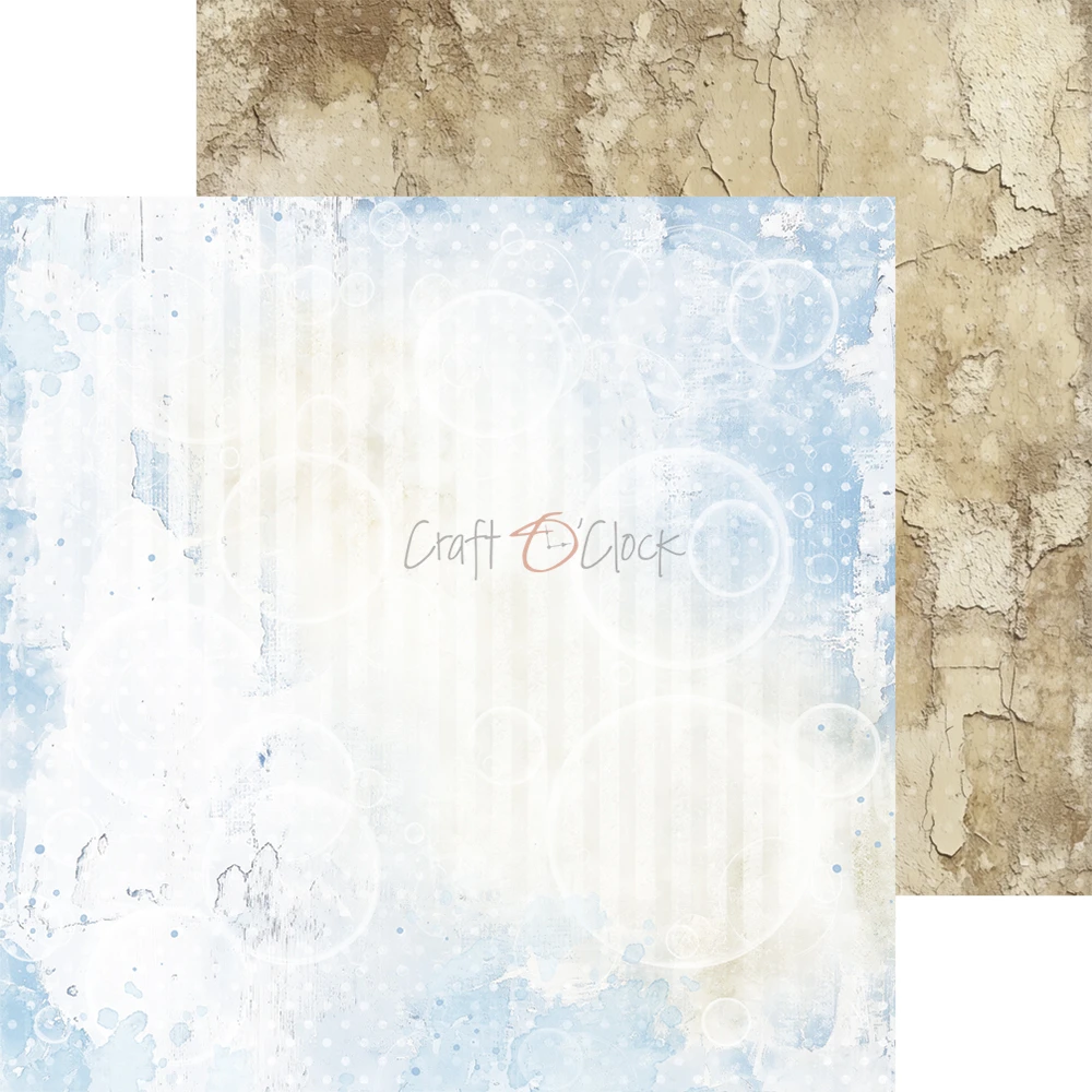 CC-C84-BBU-09 BABY BOY UNIVERSE- zestaw papierów 20,3x20,3cm - MIX
