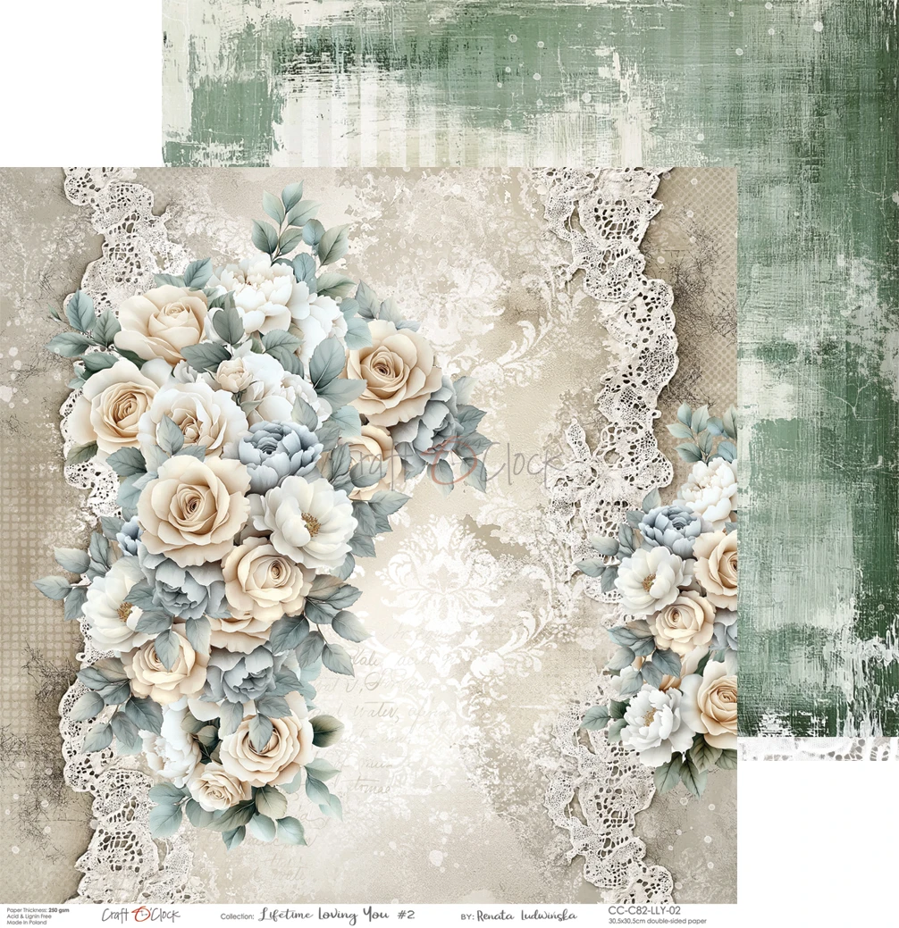 CC-C82-LLY-00 LIFETIME LOVING YOU- zestaw papierów 30,5x30,5cm
