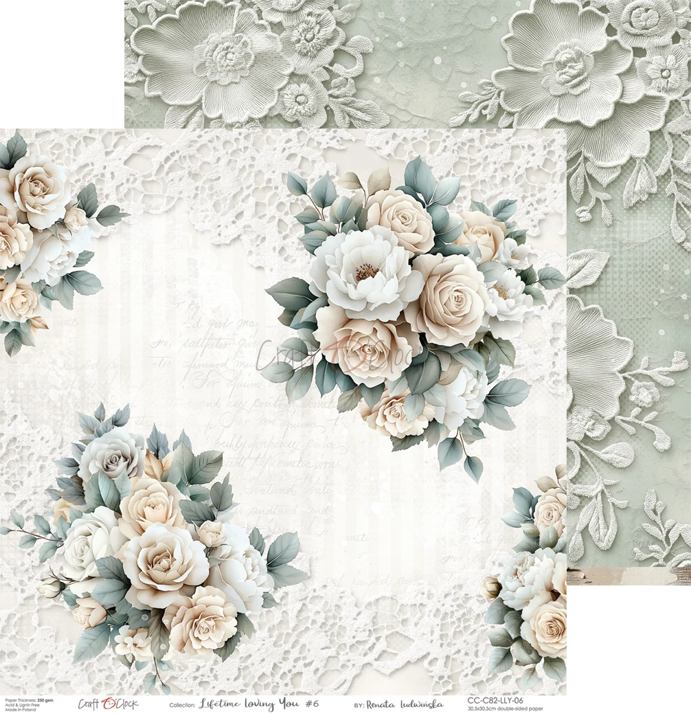 CC-C82-LLY-00 LIFETIME LOVING YOU- zestaw papierów 30,5x30,5cm