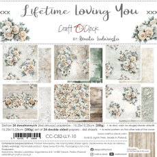 CC-C82-LLY-10 LIFETIME LOVING YOU- zestaw papierów 15,25x15,25cm