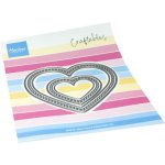 CR1715 Wykrojnik Marianne Design-Craftable - Open Hearts - Serca