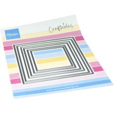 CR1718 Wykrojnik Marianne Design-Craftable -Basic Squares - Kwadraty
