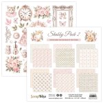 SB-SHPA2-08 Zestaw papierów 30,5x30,5 cm Scrap Boys -Shabby Pack 2 