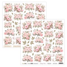 SB-SHPA2-13  Elementy do wycinania  30,5x30,5cm Scrap Boys - Shabby Pack 2 -KWIATY