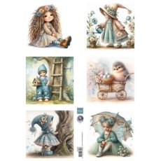 FB2508 Arkusz A4 -Marianne Design - Dreamy Spring by Fairybells