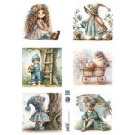 FB2508 Arkusz A4 -Marianne Design - Dreamy Spring by Fairybells