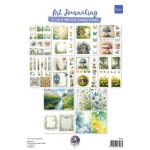 FB2509 12x Arkusz A4 -Marianne Design -Art Journaling spring set by Fairybells