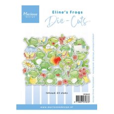 VK9643 Die-cuts -Marianne Design -  Eline's frogs