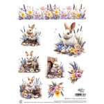 AA-SPRING-RP-03 Papier ryżowy  A4 -SPRING 03