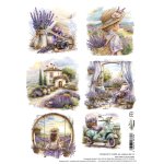 AA-SPRING-RP-12 Papier ryżowy  A4 -SPRING 12