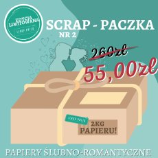 SCRAP - PACZKA  nr 2 - PAPIERY ŚLUBNO-ROMANTYCZNE Craft & You Design