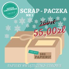 SPU01 SCRAP - PACZKA nr 1 - PAPIERY ŚWIĄTECZNO-ZIMOWE  Craft & You Design