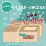 SPU01 SCRAP - PACZKA nr 1 - PAPIERY ŚWIĄTECZNO-ZIMOWE  Craft & You Design