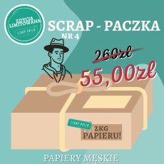 SPU04 SCRAP - PACZKA nr 4 - PAPIERY MĘSKIE  Craft & You Design