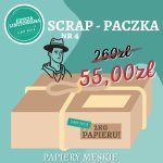 SPU04 SCRAP - PACZKA nr 4 - PAPIERY MĘSKIE  Craft & You Design