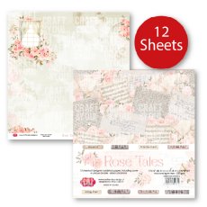 CPS-RT30-12 Duży zestaw/big set 30,5x30,5cm Rose Tales- Craft & You Design 