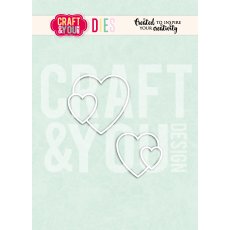 CW399 Wykrojnik /Die -Hearts by Gosia/serduszka-Craft&You Design