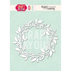 CW408 Wykrojnik /Die - Leaf Wreath /wianek Craft&You Design