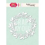 CW408 Wykrojnik /Die - Leaf Wreath /wianek Craft&You Design