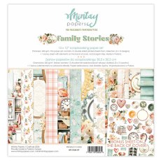MT-FAM-07 *PRZEDSPRZEDAŻ*FAMILY STORIES- Zestaw MINTAY PAPERS 30,5x30,5cm-wysyłka po 25 kwietnia 2026