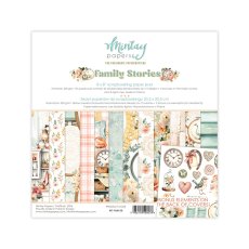 MT-FAM-08 *PRZEDSPRZEDAŻ*FAMILY STORIES- Zestaw MINTAY PAPERS 20,3x20,3cm-wysyłka po 25 kwietnia 2026