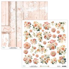 MT-FAM-10 *PRZEDSPRZEDAŻ*FAMILY STORIES- Mintay -papier dwustronny z KWIATAMI 30,5x30,5cm-wysyłka po 25 kwietnia 2026