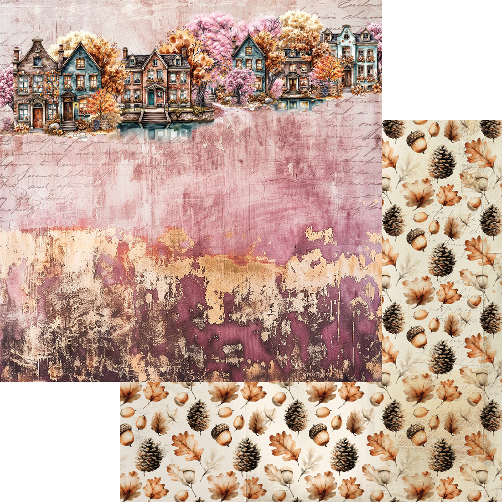 AA-LA-12 Alchemy of Art - 6x6'' - zestaw papierów Lovely Autumn